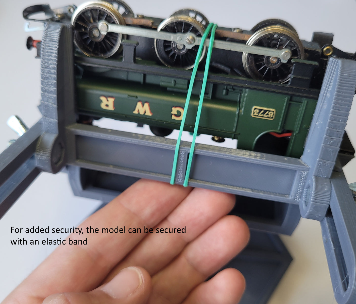 Model Railway Loco Servicing Cradle Handle multi-angle train berth stand 00 H0