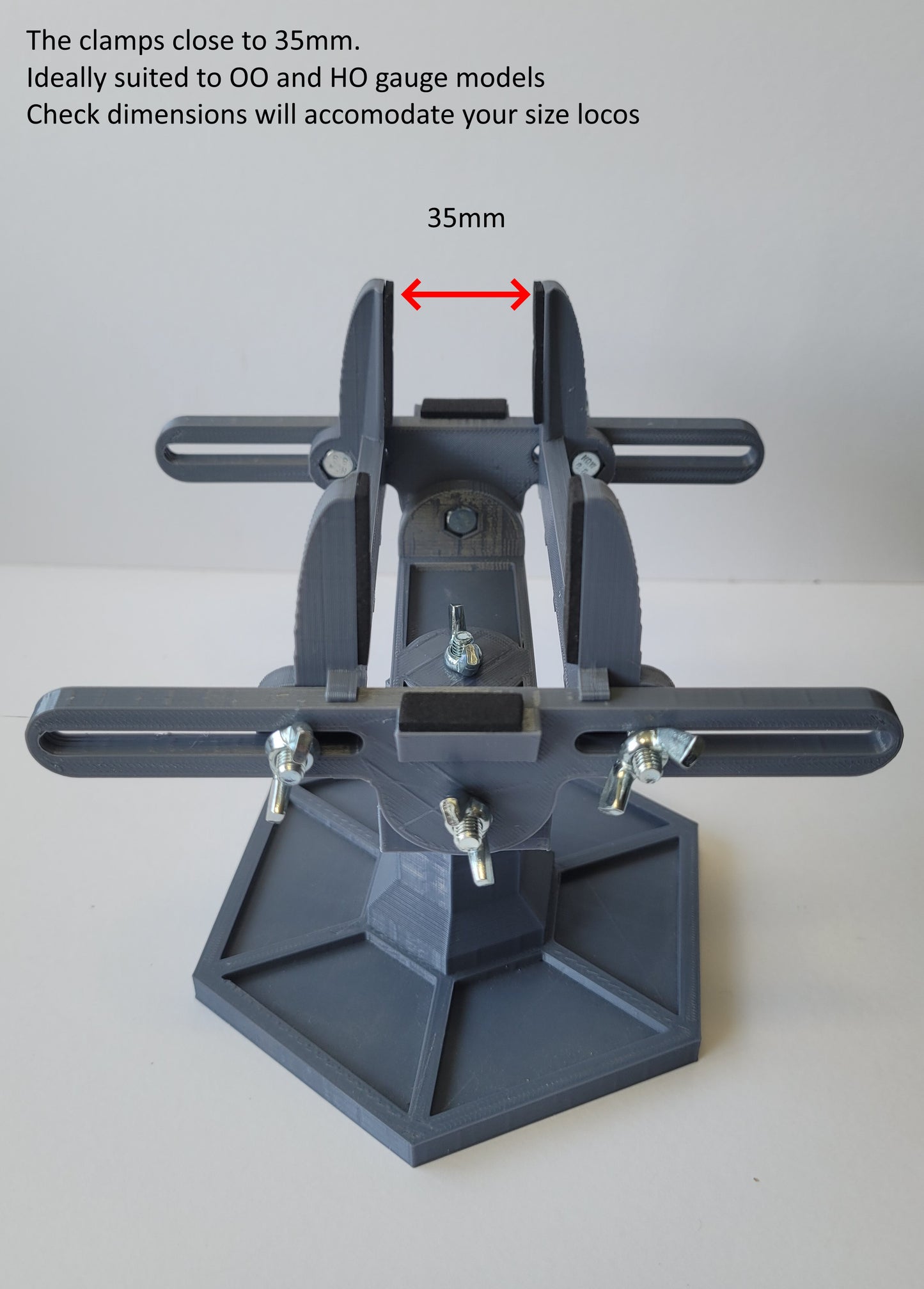 Model Railway Loco Servicing Cradle Handle multi-angle train berth stand 00 H0