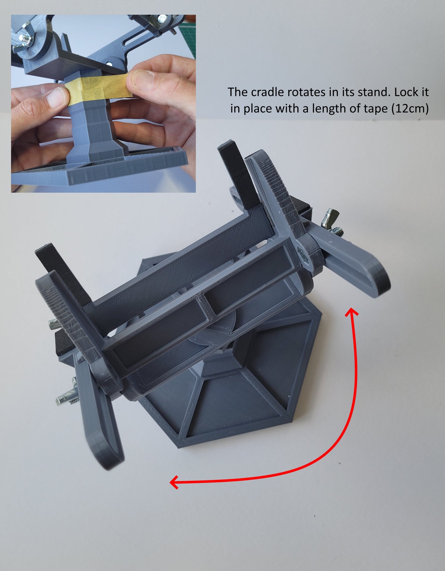 Model Railway Loco Servicing Cradle Handle multi-angle train berth stand 00 H0