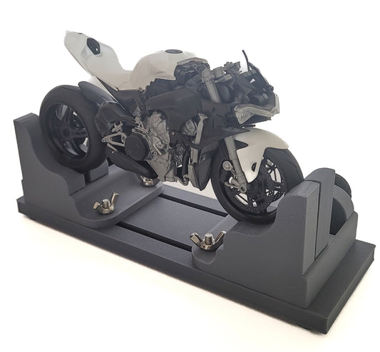 Motorcycle Model kit berth stand for 1/12 Scale Cradle Bike Adjustable build jig MMCB