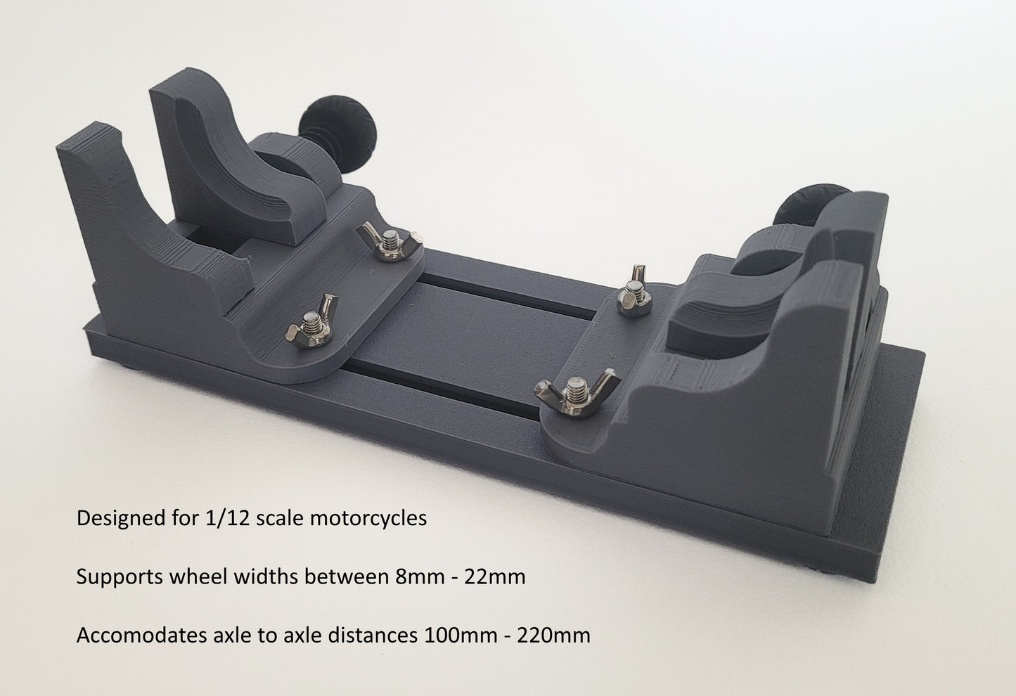 Motorcycle Model kit berth stand for 1/12 Scale Cradle Bike Adjustable build jig MMCB