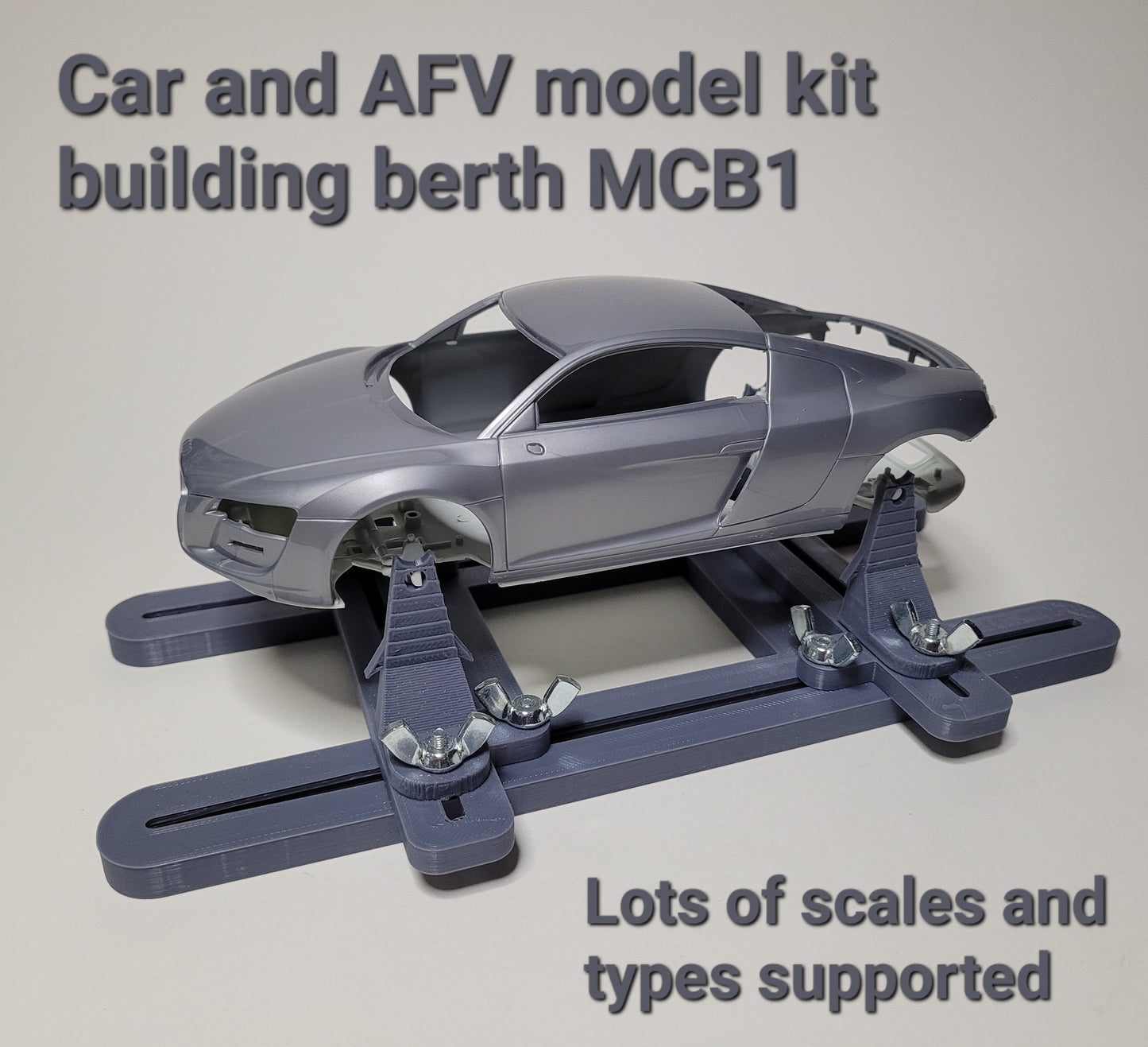 MCB1 Model Car Building Berth - for 1/72 to 1/16 scale kits