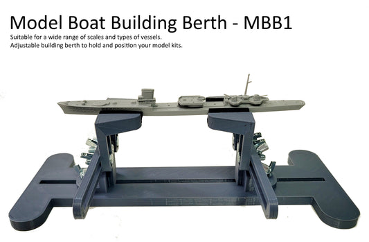 MBB1 Model Boat Building Berth - for 1/200 to 1/350 scale kits